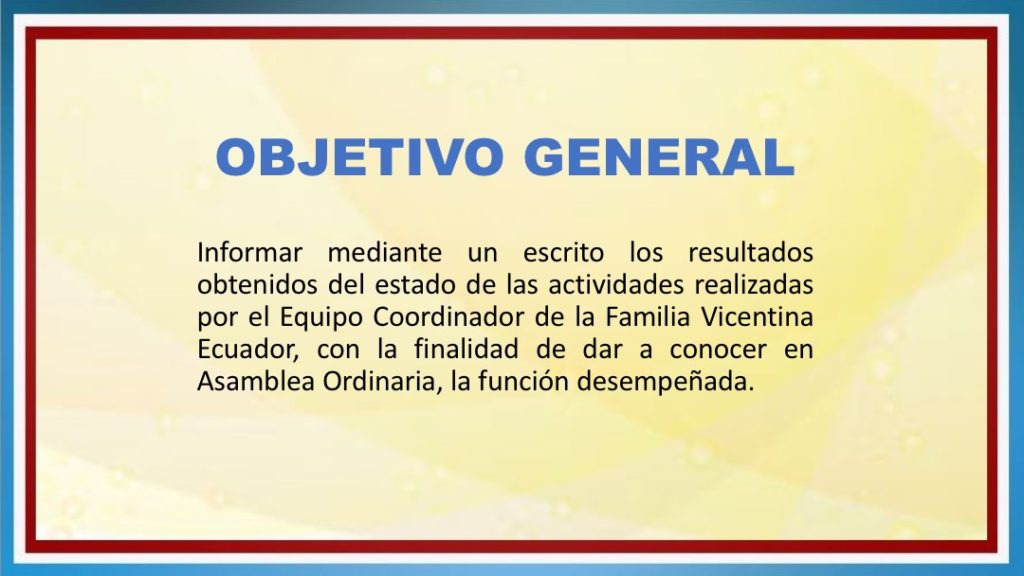 INFORME DE ACTIVIDADES FAVIE 2015 2018