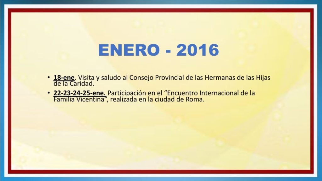 INFORME DE ACTIVIDADES FAVIE 2015 2018