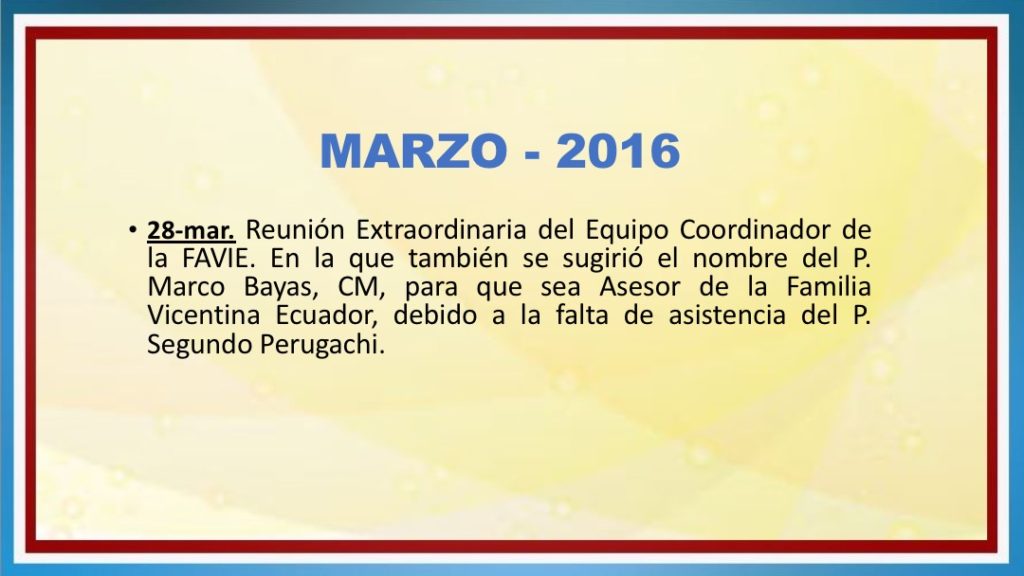INFORME DE ACTIVIDADES FAVIE 2015 2018