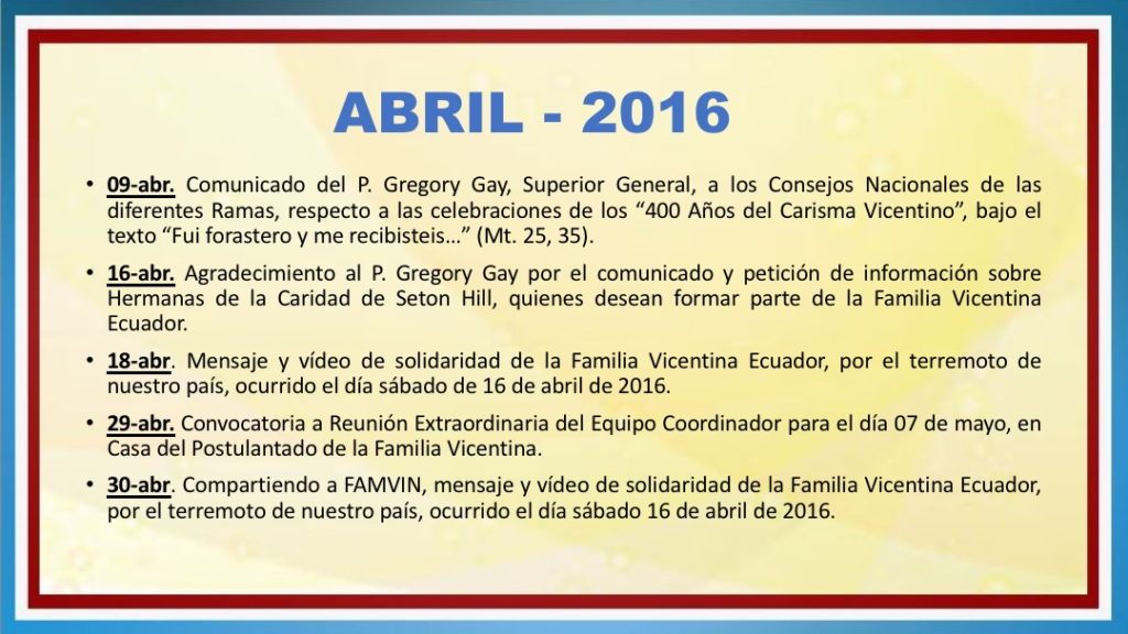 INFORME DE ACTIVIDADES FAVIE 2015 2018