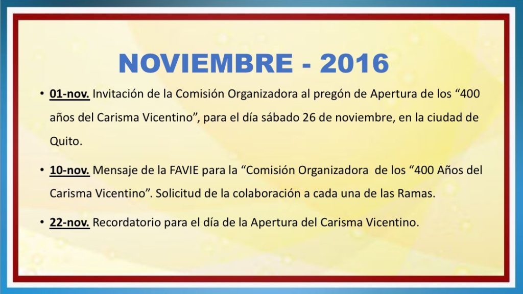 INFORME DE ACTIVIDADES FAVIE 2015 2018