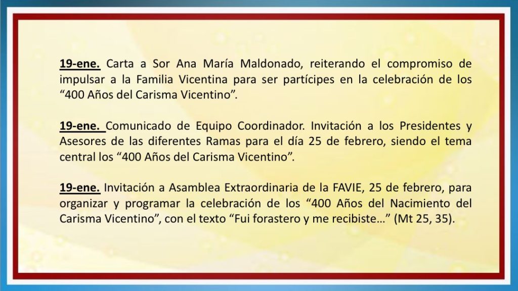 INFORME DE ACTIVIDADES FAVIE 2015 2018
