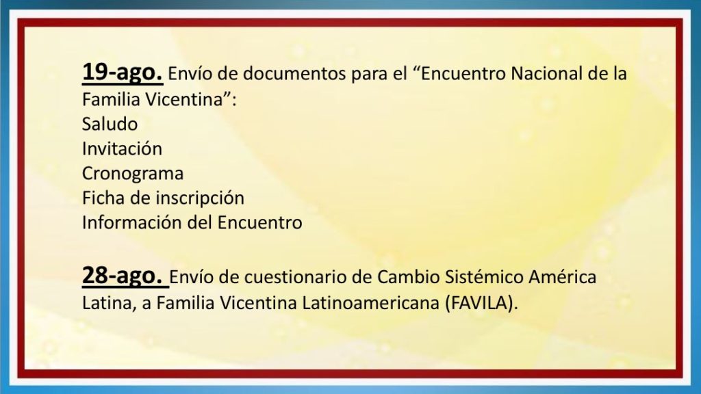 INFORME DE ACTIVIDADES FAVIE 2015 2018