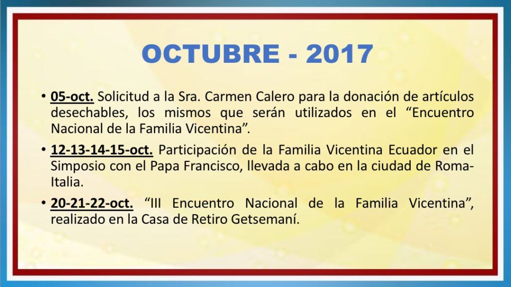 INFORME DE ACTIVIDADES FAVIE 2015 2018