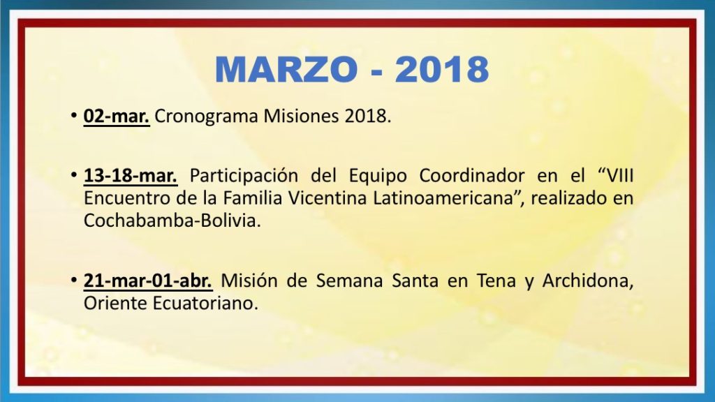 INFORME DE ACTIVIDADES FAVIE 2015 2018