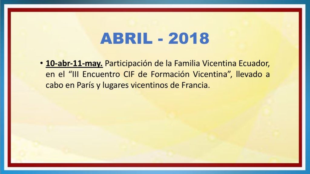 INFORME DE ACTIVIDADES FAVIE 2015 2018