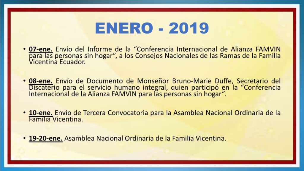 INFORME DE ACTIVIDADES FAVIE 2015 2018
