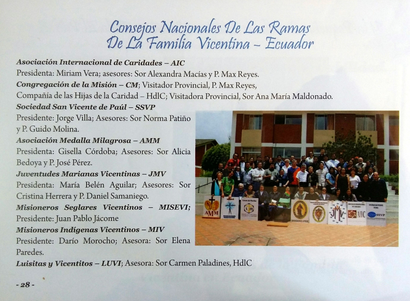 Llegada de las Hijas de Caridad y Congregación de la Misión a Ecuador
