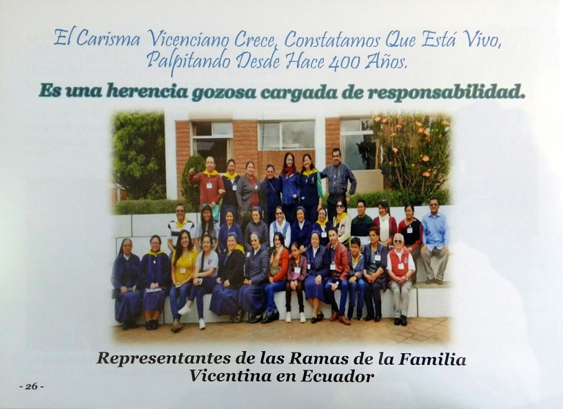 Llegada de las Hijas de Caridad y Congregación de la Misión a Ecuador