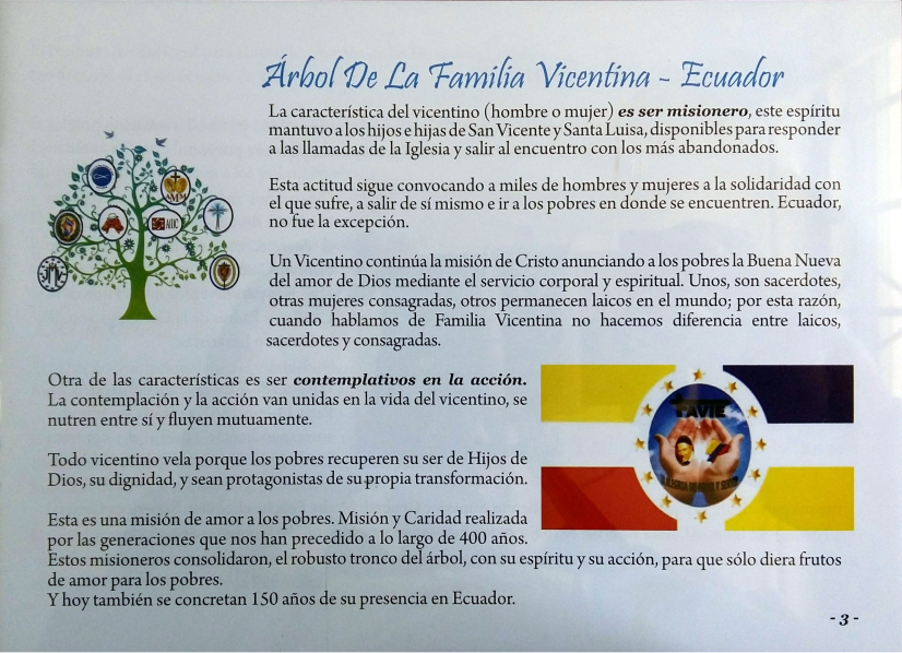 Llegada de las Hijas de Caridad y Congregación de la Misión a Ecuador